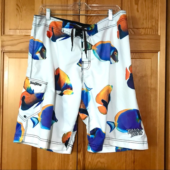 Billabong Mens 36 Board Shorts Angelfish
